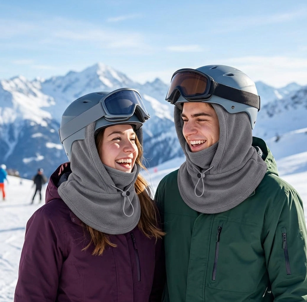 All-In-One Premium Thermal Fleece Balaclava – Thick Winter Hood & Face Mask