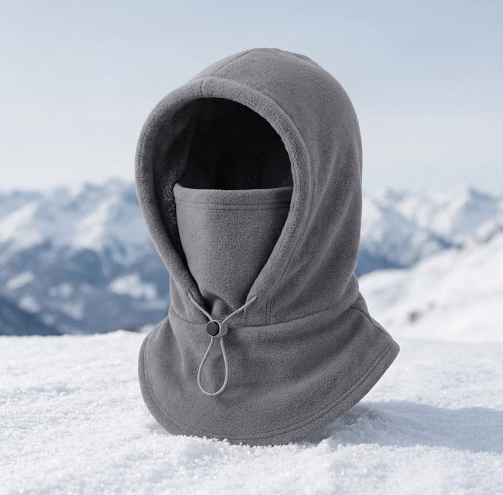All-In-One Premium Thermal Fleece Balaclava – Thick Winter Hood & Face Mask