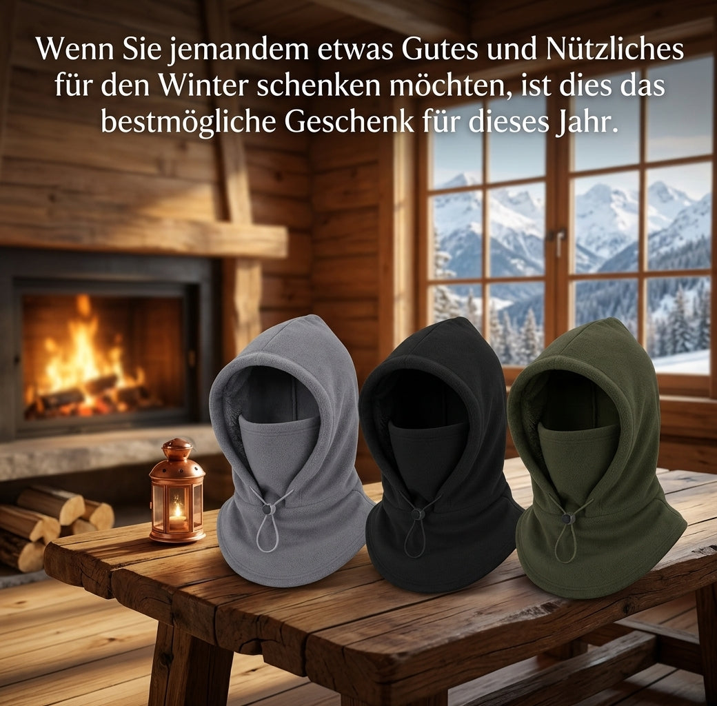 All-In-One Premium Thermal Fleece Balaclava – Thick Winter Hood & Face Mask